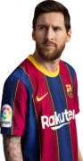 Lionel Messi football render