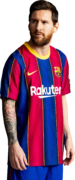 Lionel Messi football render