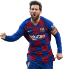 Lionel Messi football render