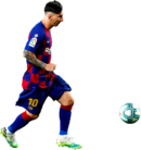 Lionel Messi football render