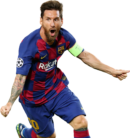 Lionel Messi football render