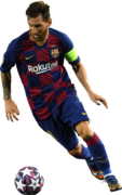 Lionel Messi football render