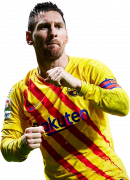 Lionel Messi football render