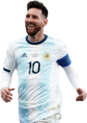 Lionel Messi football render