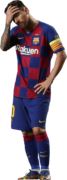 Lionel Messi football render