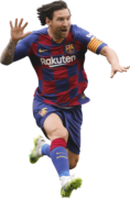 Lionel Messi football render