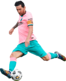 Lionel Messi football render