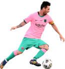 Lionel Messi football render