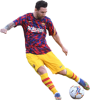 Lionel Messi football render