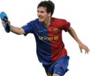 Lionel Messi football render