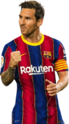 Lionel Messi football render