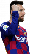 Lionel Messi football render