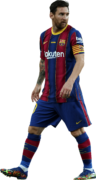 Lionel Messi football render