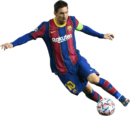 Lionel Messi football render