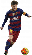 Lionel Messi football render