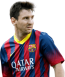 Lionel Messi football render