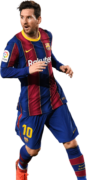 Lionel Messi football render