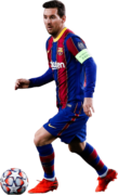 Lionel Messi football render