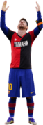 Lionel Messi football render