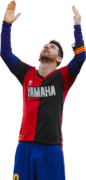 Lionel Messi football render