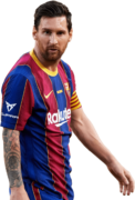 Lionel Messi football render