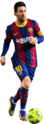 Lionel Messi football render