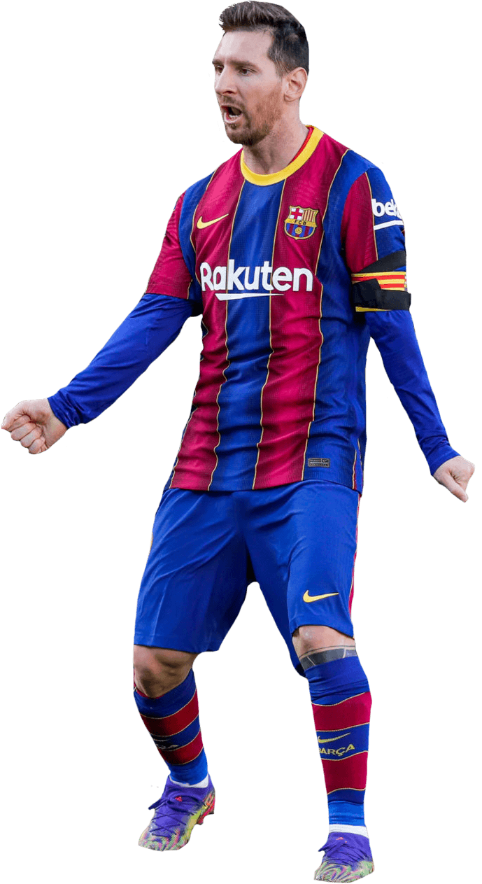 Lionel Messi football render - 75134 - FootyRenders