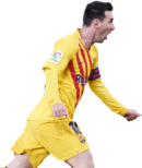 Lionel Messi football render