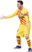 Lionel Messi football render