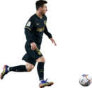 Lionel Messi football render