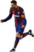 Lionel Messi football render