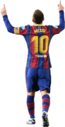 Lionel Messi football render