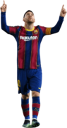 Lionel Messi football render