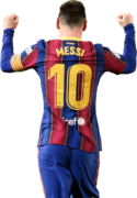 Lionel Messi football render