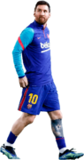 Lionel Messi football render