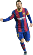 Lionel Messi football render