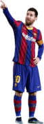 Lionel Messi football render