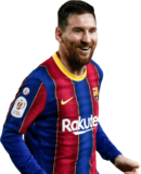 Lionel Messi football render