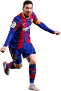 Lionel Messi football render