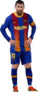 Lionel Messi football render