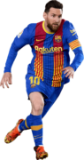 Lionel Messi football render