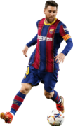 Lionel Messi football render