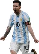 Lionel Messi football render