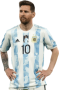 Lionel Messi football render