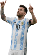 Lionel Messi football render