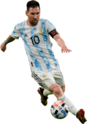 Lionel Messi football render