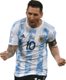 Lionel Messi football render