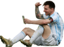 Lionel Messi football render