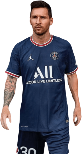 Lionel Messi Paris Saint-Germain football render - FootyRenders