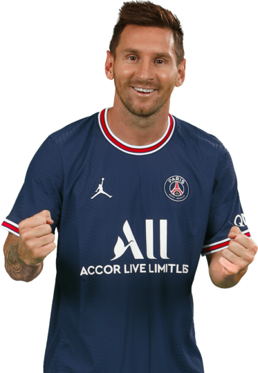 Lionel Messi Paris Saint-Germain football render - FootyRenders